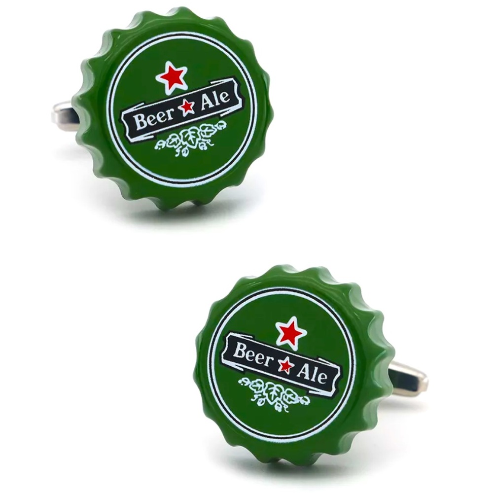 🍻 Beer Cap Cufflinks